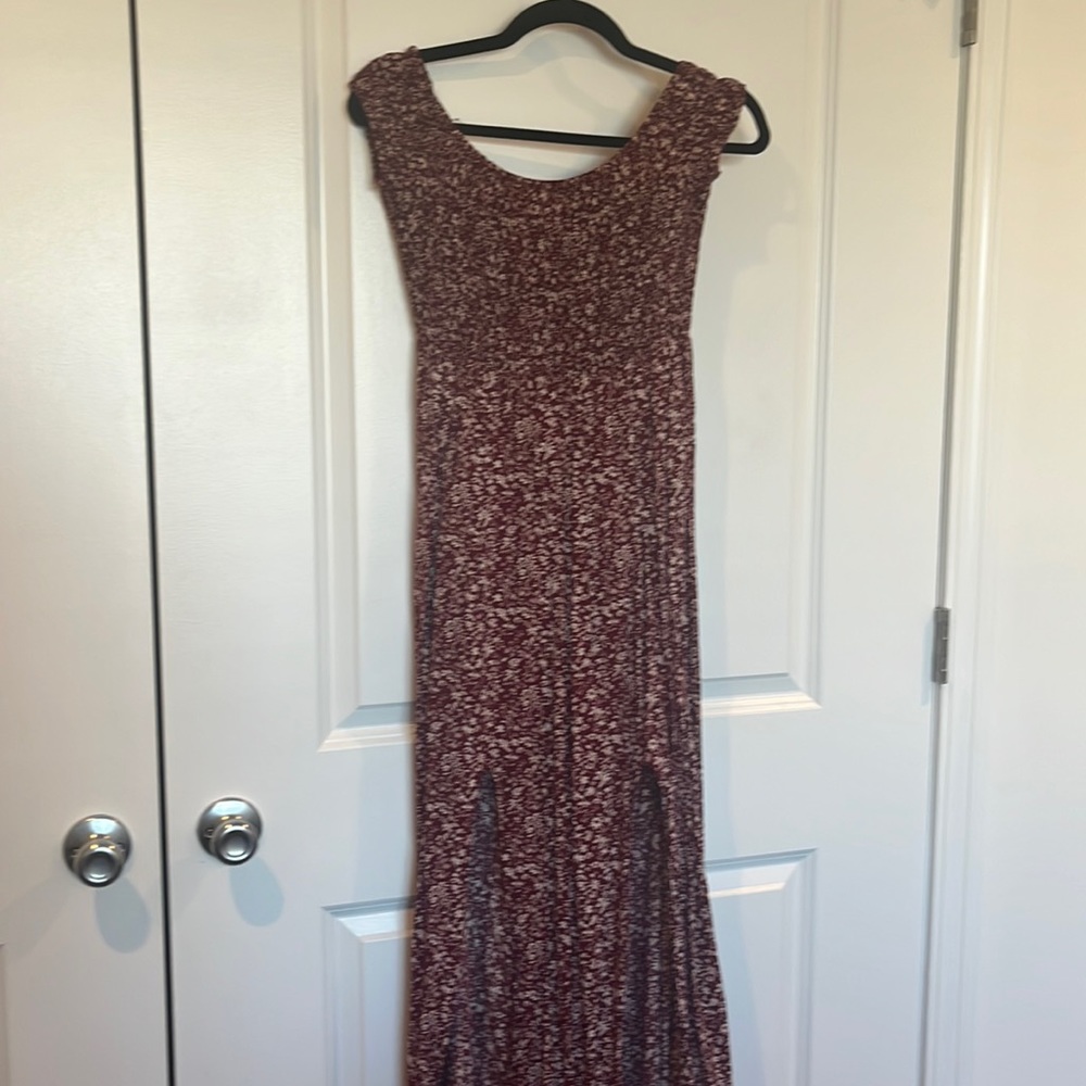 Womens Summer Maxi Dress Slit Split Boho Off Shoulder Long Beach Dress